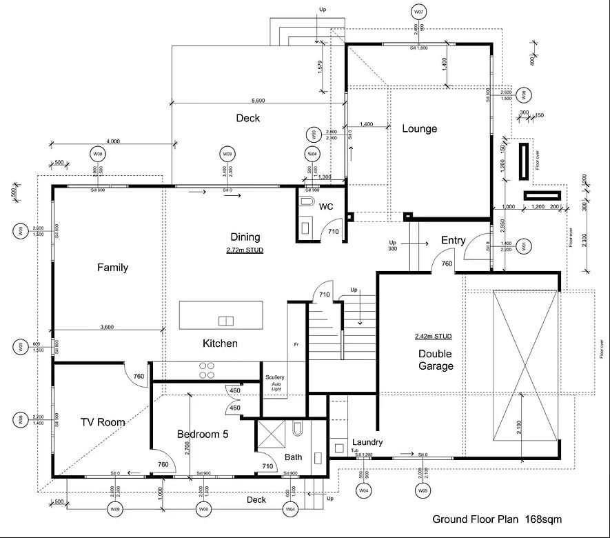 Ploceus Design - House near lang bay beach Floor Plan